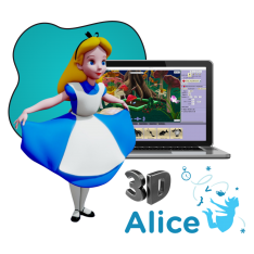 Alice 3d - КИБЕРшкола программирования для детей, компьютерные курсы для школьников, начинающих и подростков - KIBERone г. Туапсе