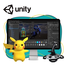Мир игр на Unity 2D на популярном движке + AI-помощники - КИБЕРшкола программирования для детей, компьютерные курсы для школьников, начинающих и подростков - KIBERone г. Туапсе